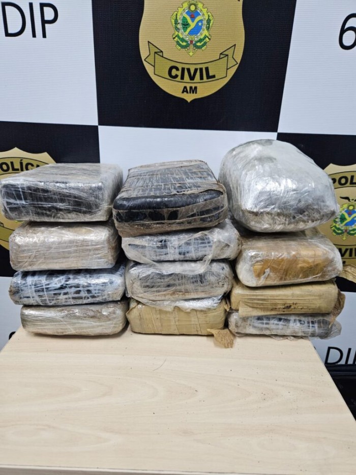 Policiais civis apreendem 12 quilos de maconha tipo skunk avaliados em R$ 200 mil