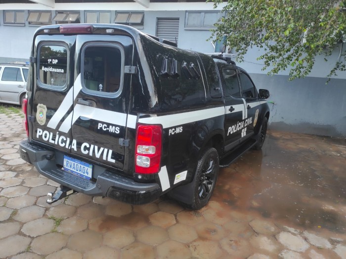 Polícia Civil realiza prisão por mandado contra indivíduo acusado de furto em Aquidauana