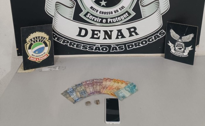 Polícia Civil prende em flagrante traficante em Campo Grande
