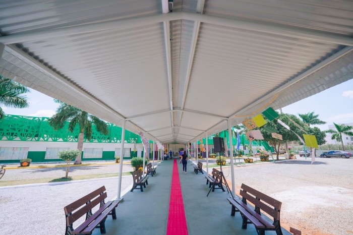 C.E.I. Paulo Freire recebe melhorias com nova guarita e passarela