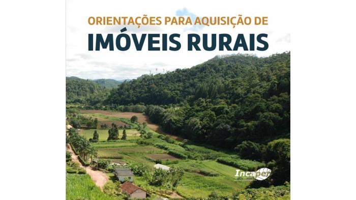 Cartilha e live orientam sobre aquisição e regularização de imóveis rurais