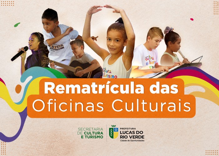 Rematrícula das Oficinas Culturais começa na próxima segunda-feira (11)