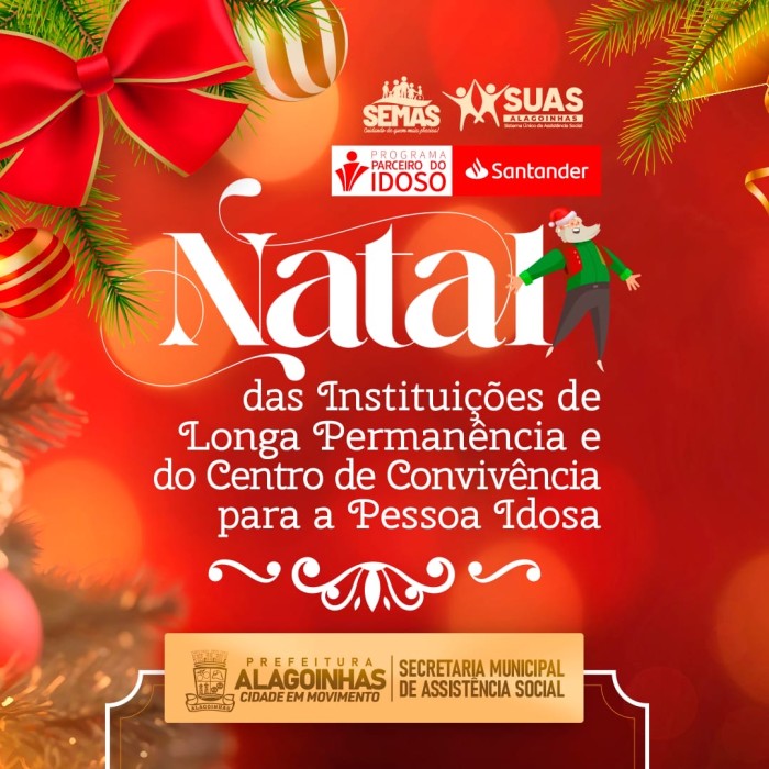 Natal nos Lares: Instituições de Longa Permanência e Centro de Convivência têm programação em comemoração às festas de final de ano