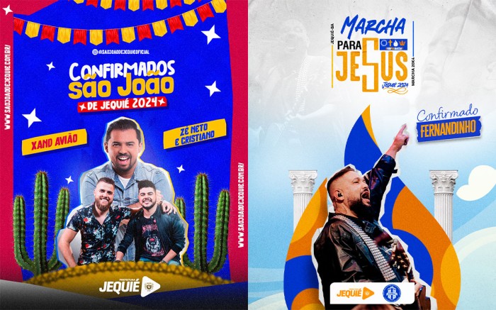 Prefeitura de Jequié sai na frente mais uma vez e divulga primeiras atrações do São João e da Marcha Para Jesus 2024