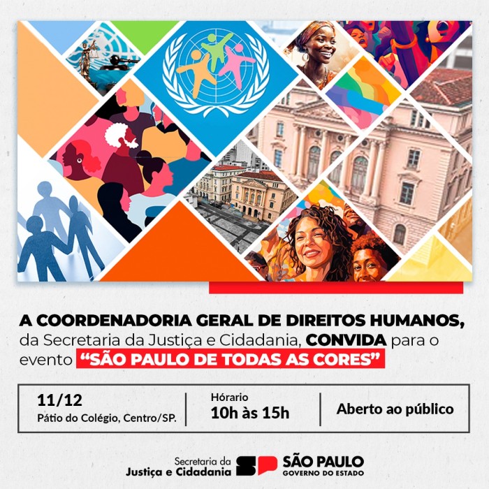 O intuito é oferecer ao público um encontro lúdico com atividades que remetam aos direitos humanos