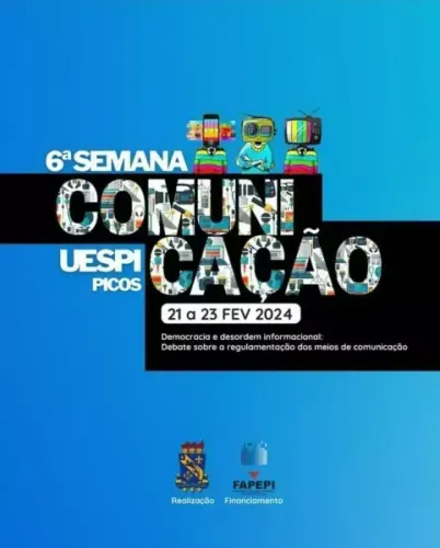 Abertas inscrições para a VI Semana de Comunicação da Uespi em Picos