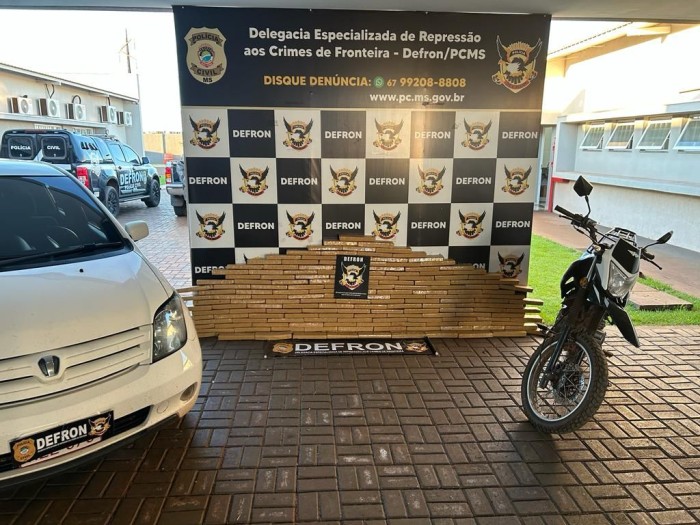 Polícia Civil apreende 200kg de maconha em Ponta Porã