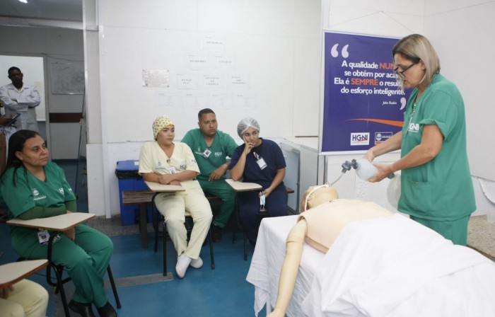 Hospital Geral de Nova Iguaçu investe na capacitação contínua dos profissionais da saúde