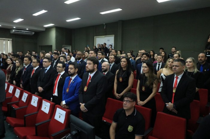 Novos policiais civis tomam posse e Wilson Lima ressalta reforço na segurança, principalmente, no interior do estado