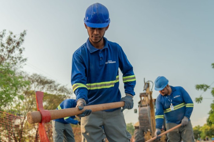 Avenida Maranhão: obras da Águas de Teresina avançam para próximo à Avenida Nações Unidas 