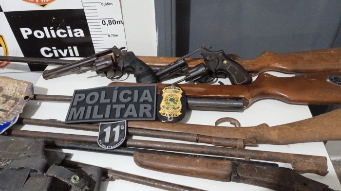 Polícia Civil cumpre mandado de busca e apreensão em Corguinho