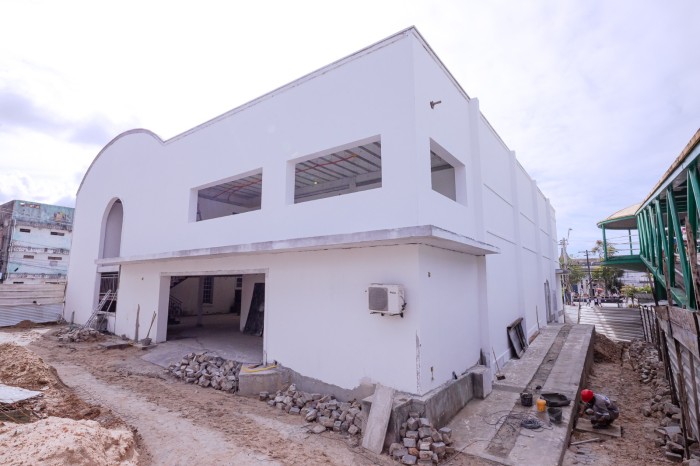 Obras da edificação do Cineteatro alcançam 60% de execução