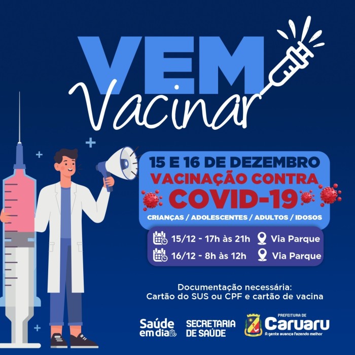 Foto: Reprodução/Prefeitura de Caruaru - PE