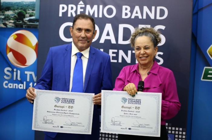 Gurupi é destaque no Prêmio Band Cidades Excelentes 2023 com cinco premiações
