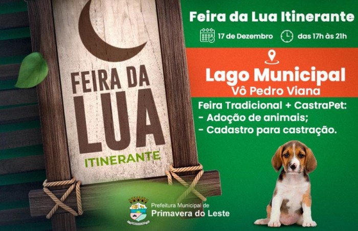 Edição especial da Feira da Lua fortalece agricultura familiar e promove cuidados com animais