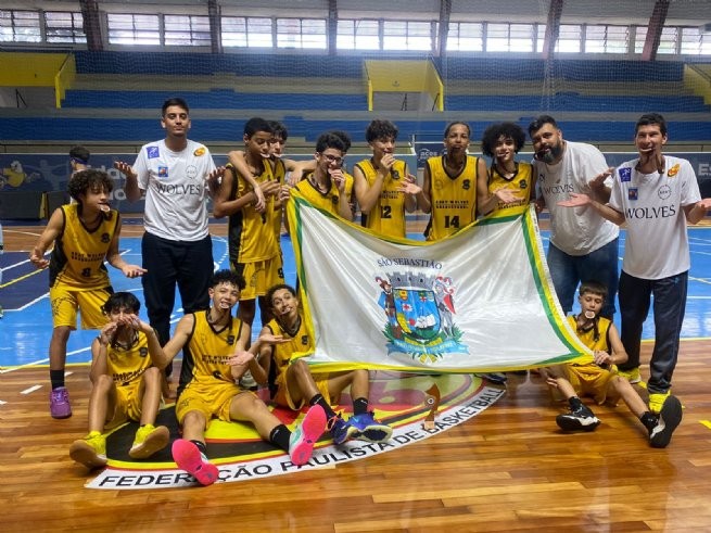 Seleções de Basquete Masculino Sub-21 e Sub-16 de São Sebastião fecham o ano com título da Liga Paulista