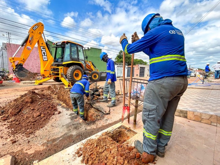 Com obras de esgotamento sanitário, índice de cobertura já subiu de 43% para 49% em Teresina