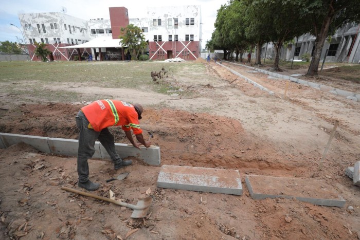 Obras de requalificação da Cidade do Saber seguem avançando