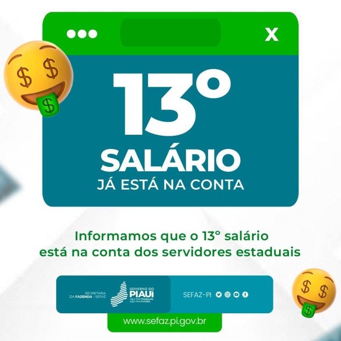 Governo injeta R$ 574,5 milhões na economia com pagamento da 2ª parcela do décimo e do mês de dezembro