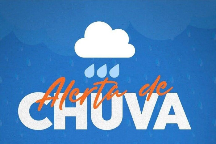 Defesa Civil faz alerta à população para perigo de chuvas intensas