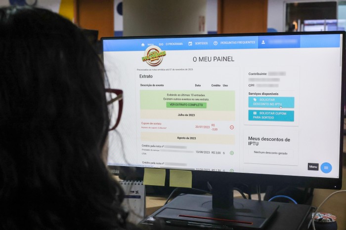 Prefeitura divulga lista dos contemplados do programa Nota Palmense Premiada de dezembro