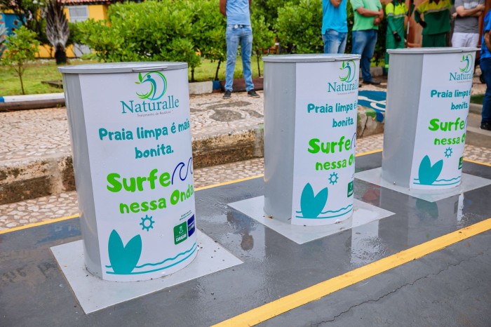 Prefeitura inaugura lixeira subterrânea em Guarajuba