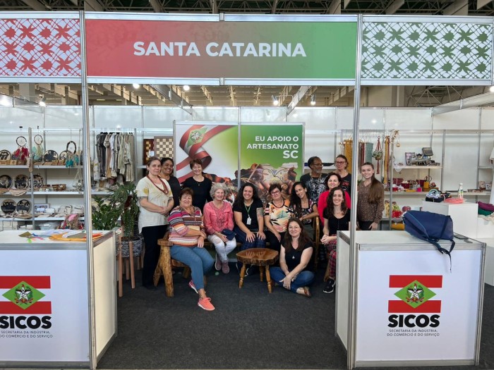 Participação de artesãos catarinenses em feiras nacionais movimentam aproximadamente R$ 300 mil reais em negócios