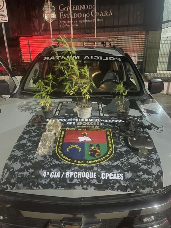 Polícia Militar prende suspeito em posse de entorpecentes e apreende drone na Capital