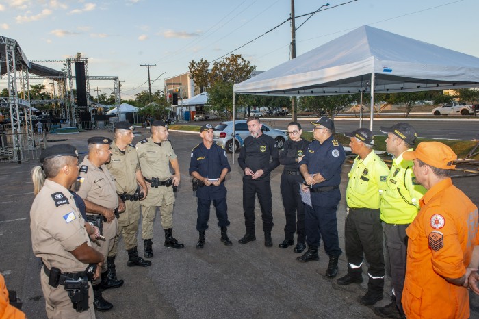 Forças de segurança atuarão em conjunto no Réveillon 2024 de Palmas
