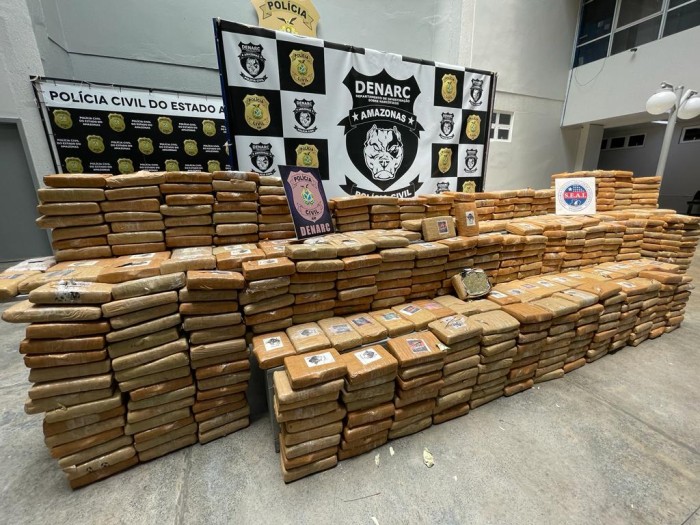 Polícia Civil do Amazonas apreendeu mais de 12 toneladas de drogas em 2023, avaliadas em R$ 167 milhões