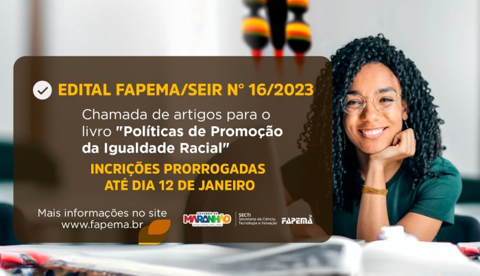 Prorrogado até dia 12 prazo para submissão de artigos para o livro ‘Políticas de Promoção da Igualdade Racial’