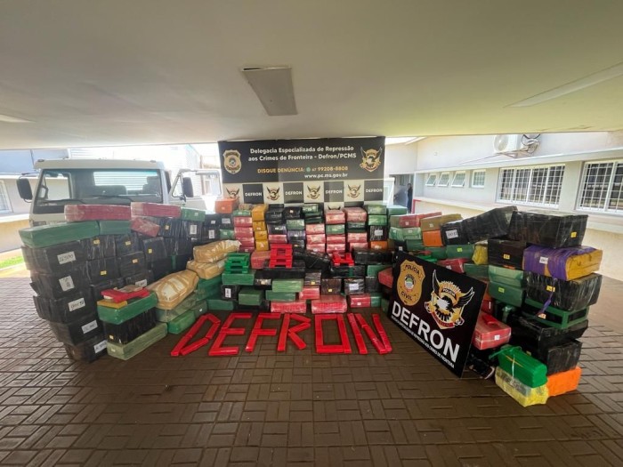 Polícia Civil apreende mais de 5 toneladas de maconha em Dourados