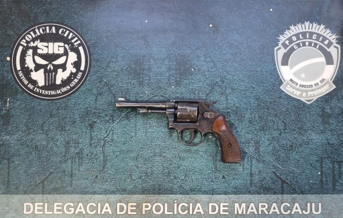 Polícia Civil soluciona homicídio ocorrido em Maracaju, prende o autor e localiza arma utilizada no crime