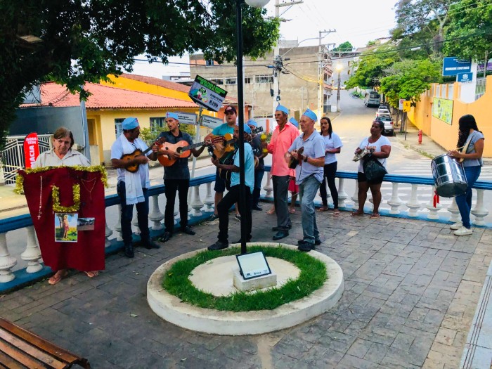 Casa da Cultura recebe apresentação de Folia de Reis