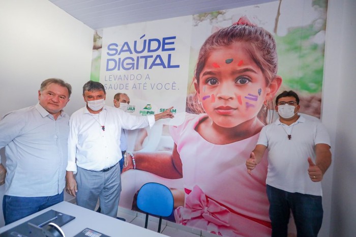 Em viagem a Piripiri e Lagoa de São Francisco, Rafael destaca programa Saúde Digital: 
