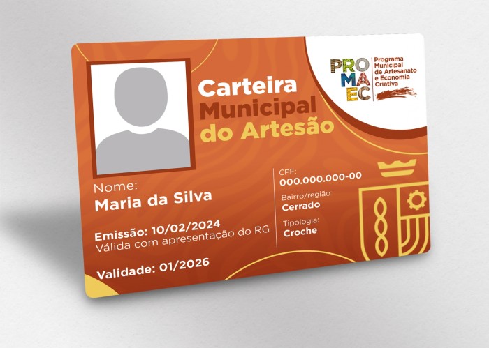 Novo cadastro para artesãos do município já está disponível