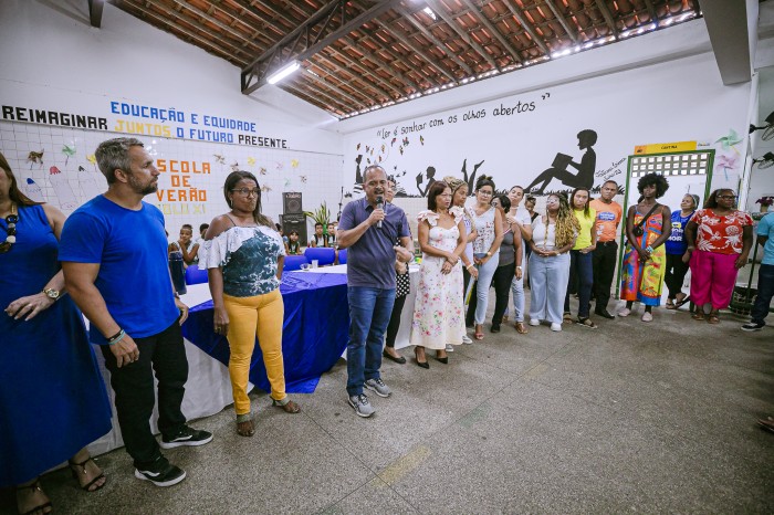 Prefeito participa de abertura do Projeto Escola de Verão 2024