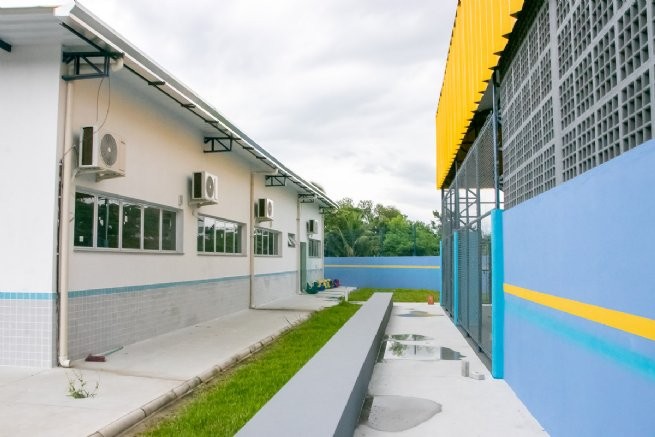 Obras de ampliação e reforma da Creche da Enseada avançam em São Sebastião