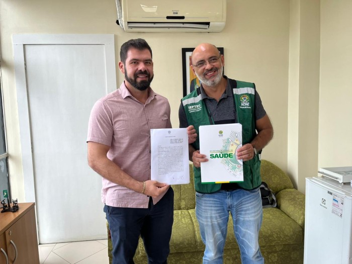 Sesacre e Ieptec assinam termo de cooperação para implantação de Escola de Saúde Pública do Acre
