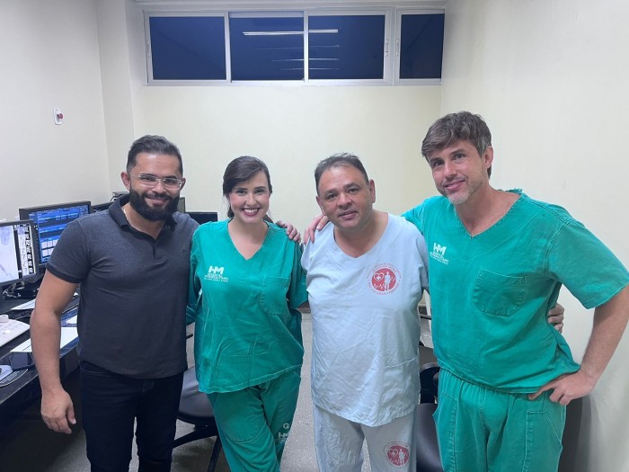 Serviço de Hemodinâmica em Campina realiza procedimento inédito para tratamento de aneurisma raro