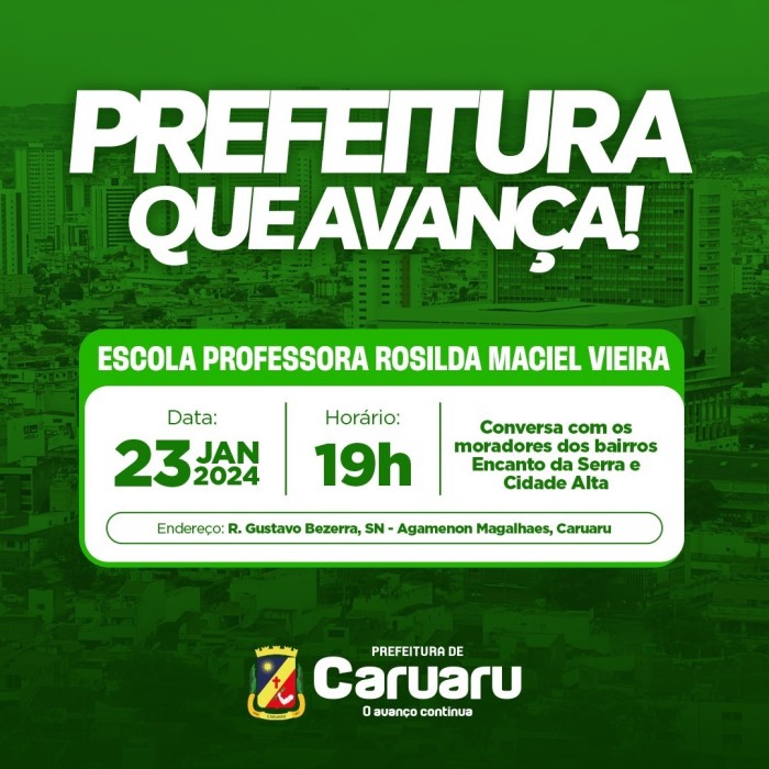 Foto: Reprodução/Prefeitura de Caruaru - PE