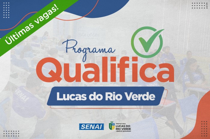 Últimas vagas para cursos profissionalizantes do Programa Qualifica Lucas