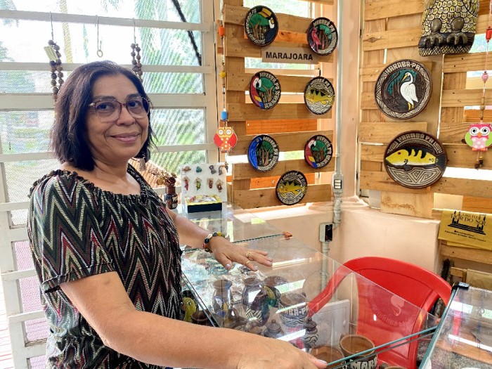 Seaspac: Coreto da Praça Duque de Caxias expõe produtos de artesãos marabaenses