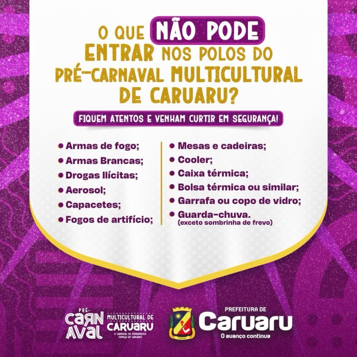 Foto: Reprodução/Prefeitura de Caruaru - PE