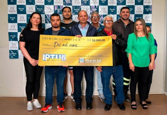 Prefeitura entrega premiação aos ganhadores do