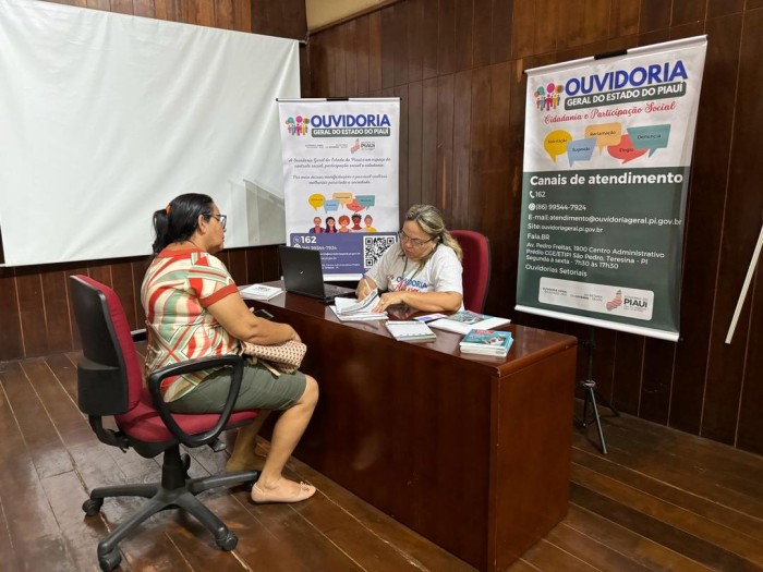 Ouvidoria Geral do Estado realiza atendimentos durante ação da Justiça Itinerante em Teresina