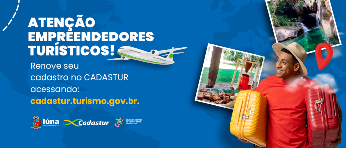 Empreendedor Turístico: renove seu cadastro no CADASTUR