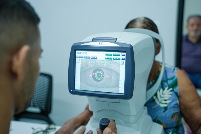 Mutirão atendeu 128 cirurgias de catarata no final de semana