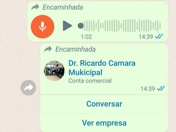 Câmara alerta para golpe usando o nome da instituição para contratação de garçons