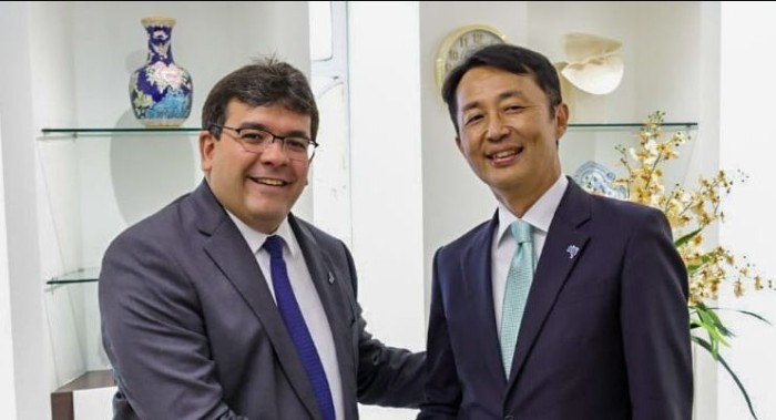 Rafael Fonteles recebe Embaixador do Japão no Brasil e fortalece parceria entre os países